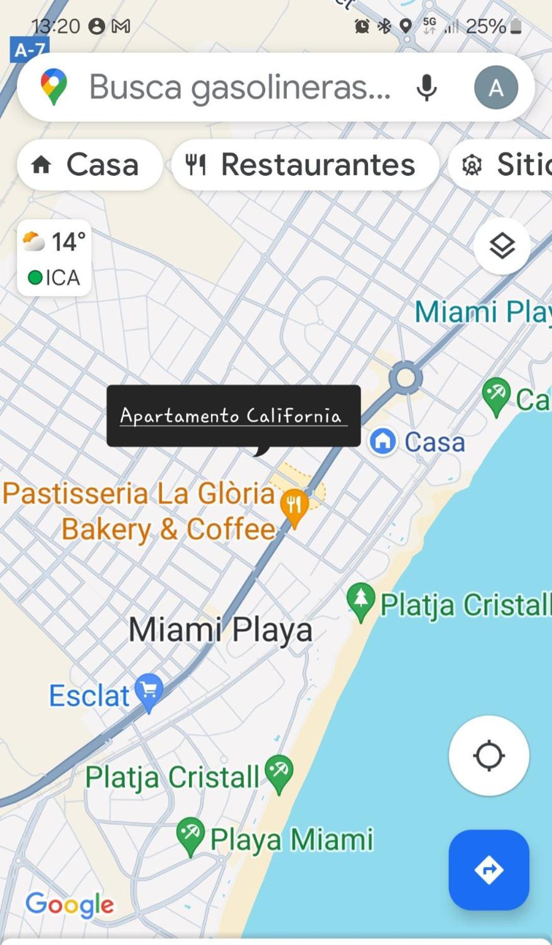 דירות Miami Playa Piso California 3 Aire Acondicionado, Wifi, 4 Camas מראה חיצוני תמונה
